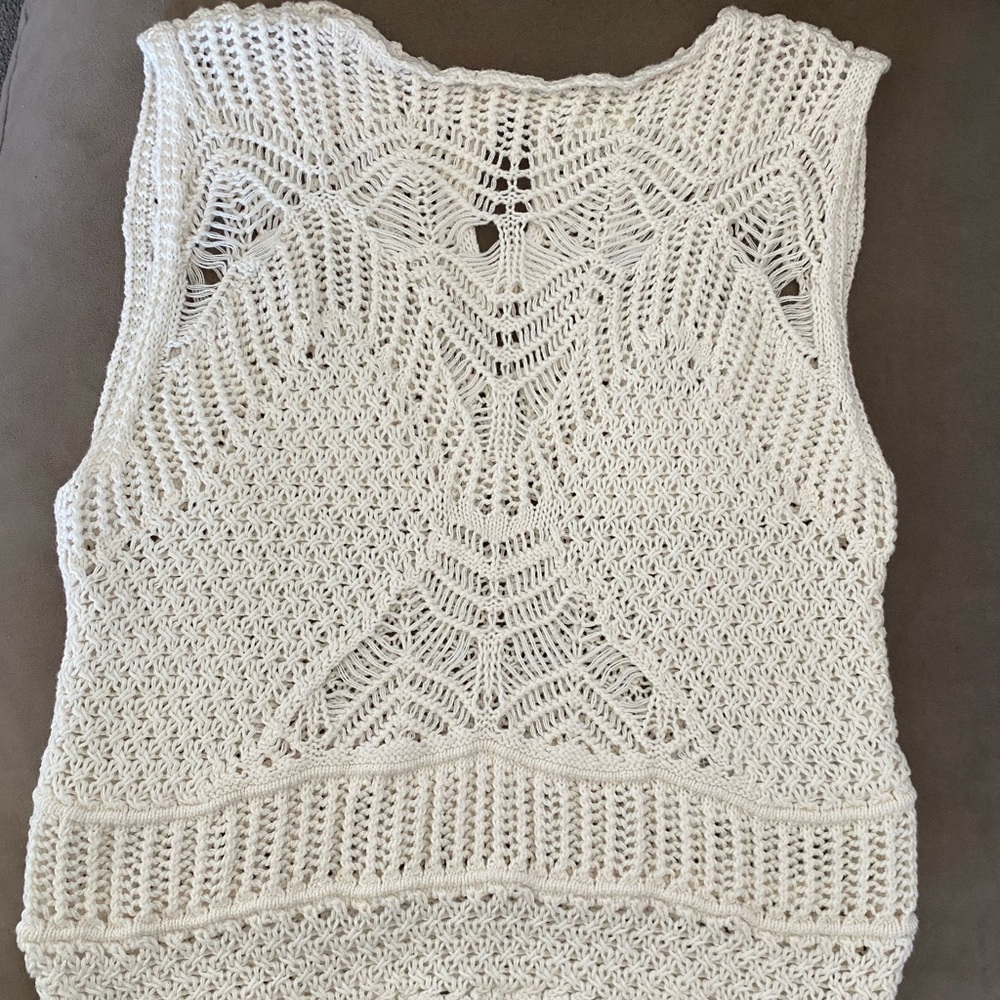 Chic Crochet Sleeveless Top - Abercrombie & Fitch